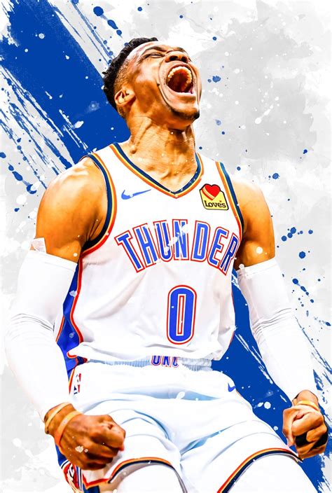 Blank walls suck, so bring some life to your dorm, bedroom, office, studio, wherever. . Russell westbrook poster